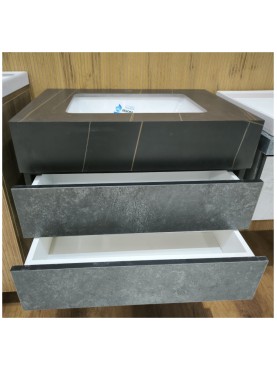 Раковина с тумбой Debora S003-70BM с зеркалом